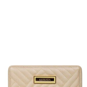 Billetera De Mujer Ava Beige Carven