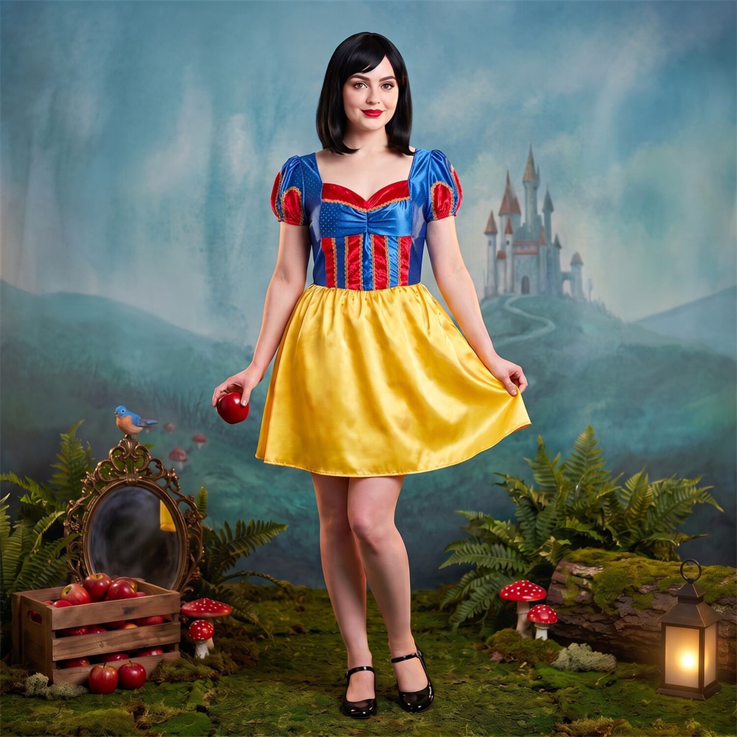 Disfraz Princesas Blanca Nieves Ni&ntilde;a Disney image number 40.0