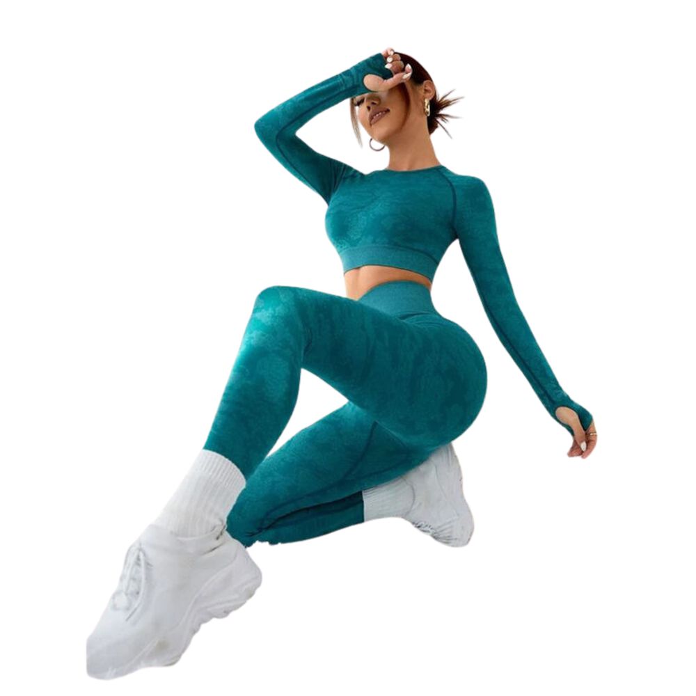 Conjunto Push Up Tiro Alto Manga Larga image number 1.0