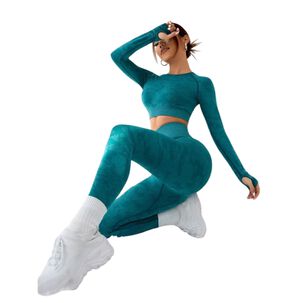 Conjunto Push Up Tiro Alto Manga Larga