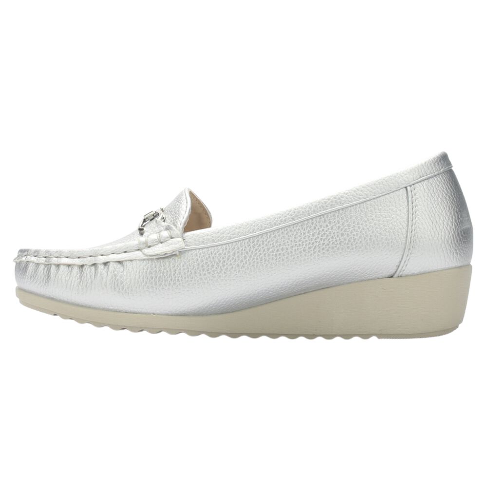 Mocasin Chalada Mujer Malu-2 Plateado Casual image number 1.0