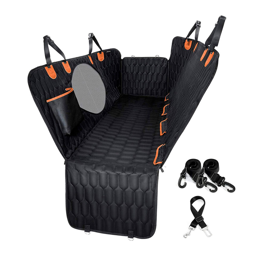 Funda Cubre Asiento De Auto Impermeable Mascotas Negra Xroad image number 0.0