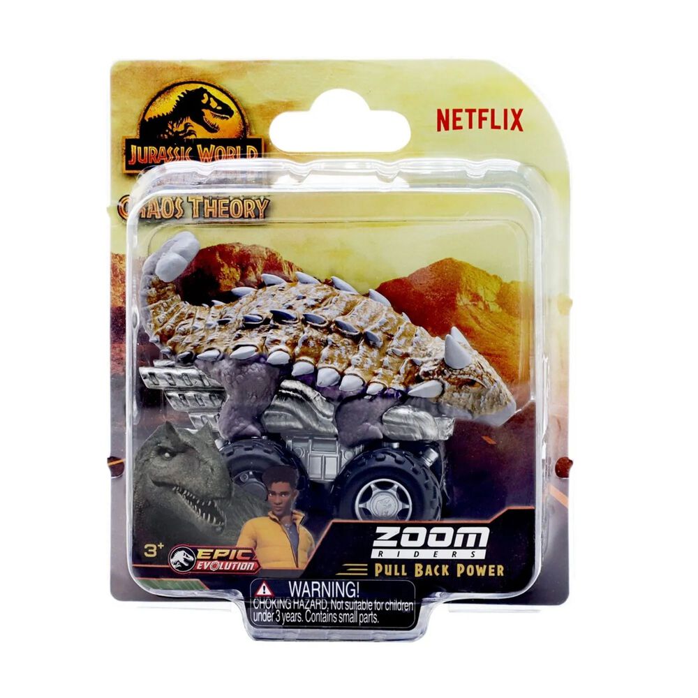 Jurassic World - Dinosaurio Veh&iacute;culo Pullback Aleatorio image number 2.0