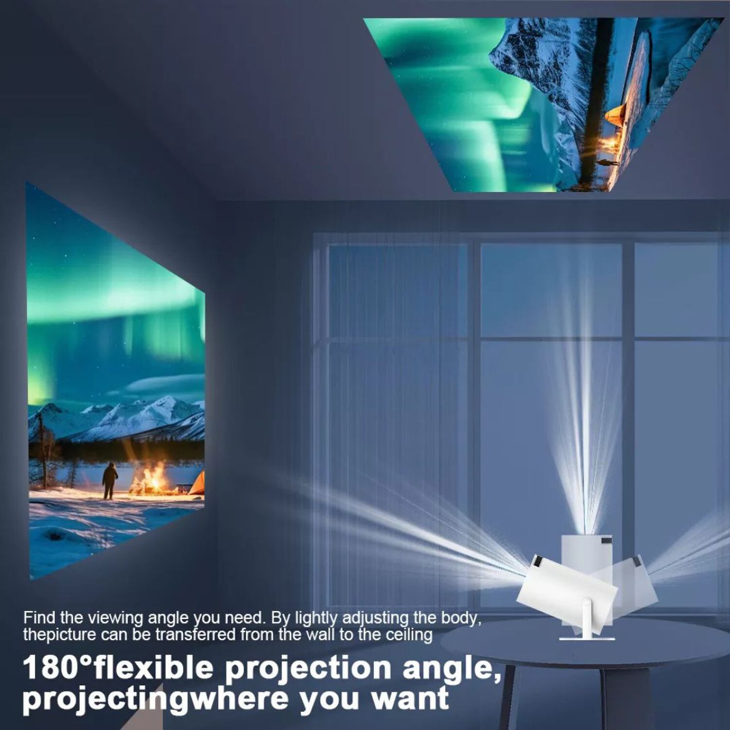 Proyector Magiccubic Hy300 4k Android 11 Bluetooth Hdmi image number 6.0