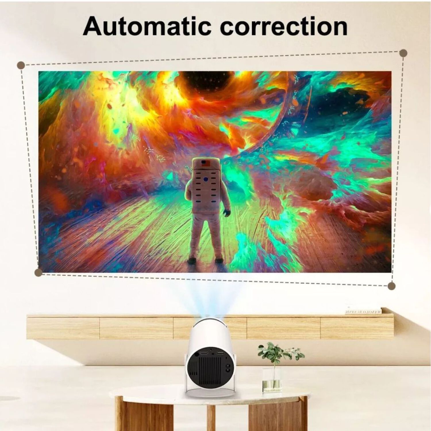 Proyector Magiccubic Hy300 4k Android 11 Bluetooth Hdmi image number 5.0