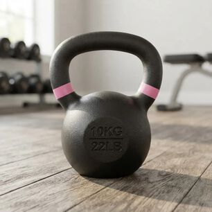 Kit Entrenamiento Funcional Kettlebell 10kg + Slam Ball 8kg Negro