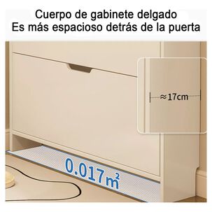 Zapatero Blanco Organizador Cajonera 2 Niveles Espacio Reducido