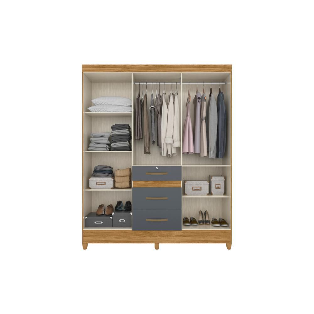 Clóset Di Poretti Design Itatiba / 6 Puertas / 3 Cajones image number 2.0