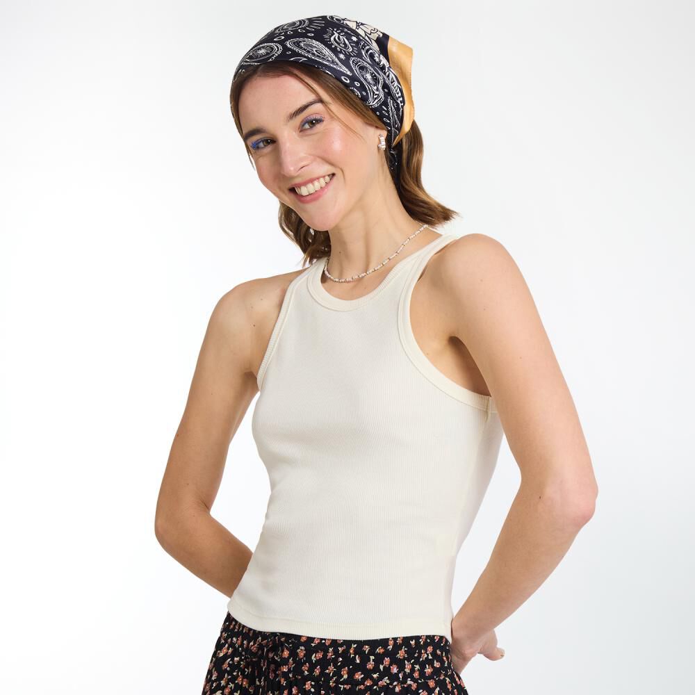 Polera Crop Sin Manga Cuello Redondo Mujer Freedom image number 2.0