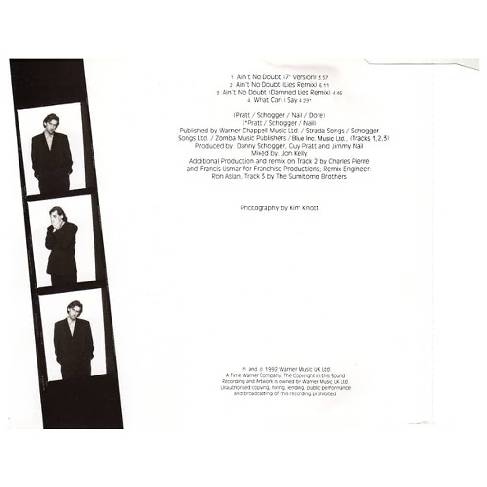 Jimmy Nail - Ain't No Doubt | Cd Single Usado image number 1.0