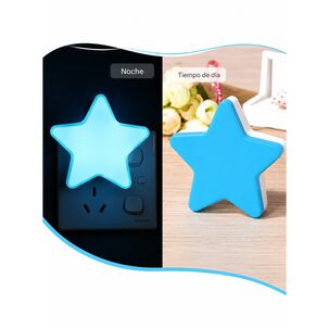 Lampara De Noche Espanta Cuco Luz Led Forma Estrella Ni&ntilde;os