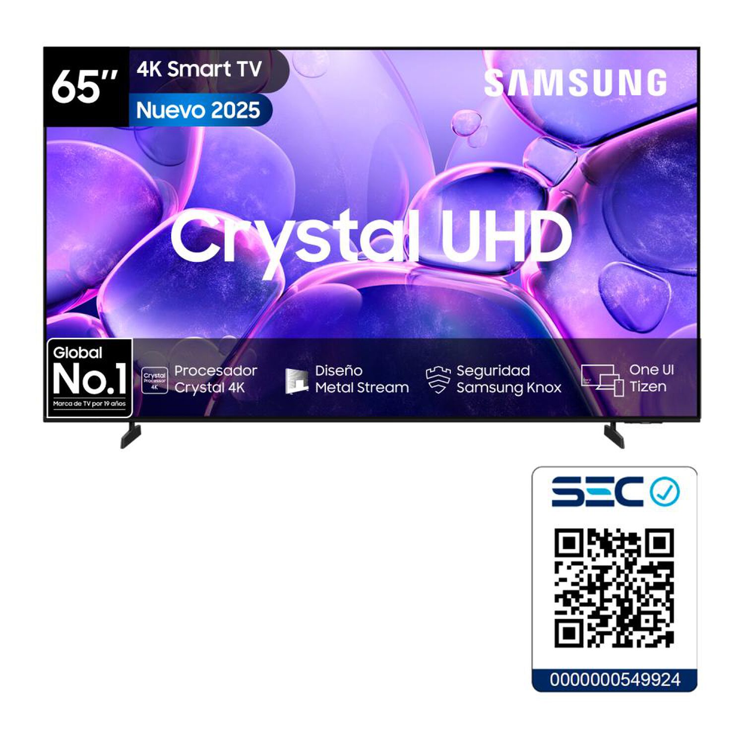 Led 65" Samsung U8000F / Ultra HD 4K / Smart TV 2025 image number 7.0