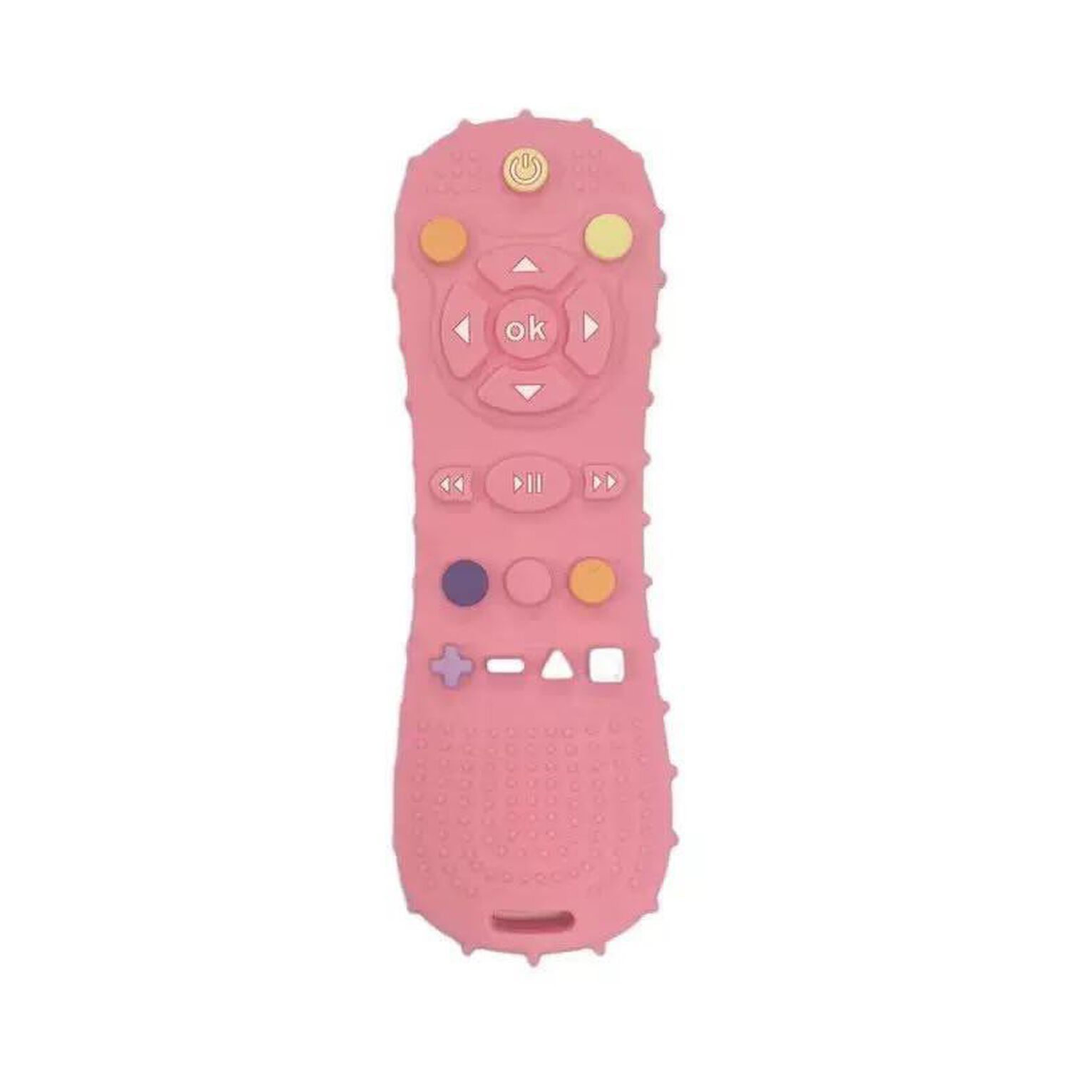 Mordedor Beb&eacute; Control Remoto Silicona Alivia Dolor Enc&iacute;as Rosa image number 1.0