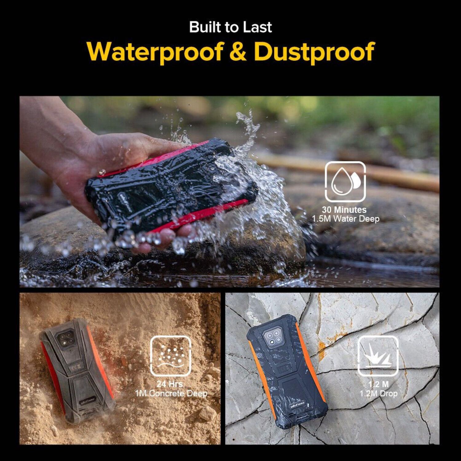 Celular Rugged Ulefone Armor 8 Pro Resistente A Golpes, Polvo, Humedad Y Agua / Desbloqueo Facial Y Con Huella Dactilar, Nfc, Radio Fm image number 8.0