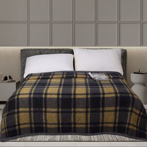 Frazada T&eacute;rmica N&oacute;rdica Dise&ntilde;o Escoces 1.5 Plazas 150x210 Cm