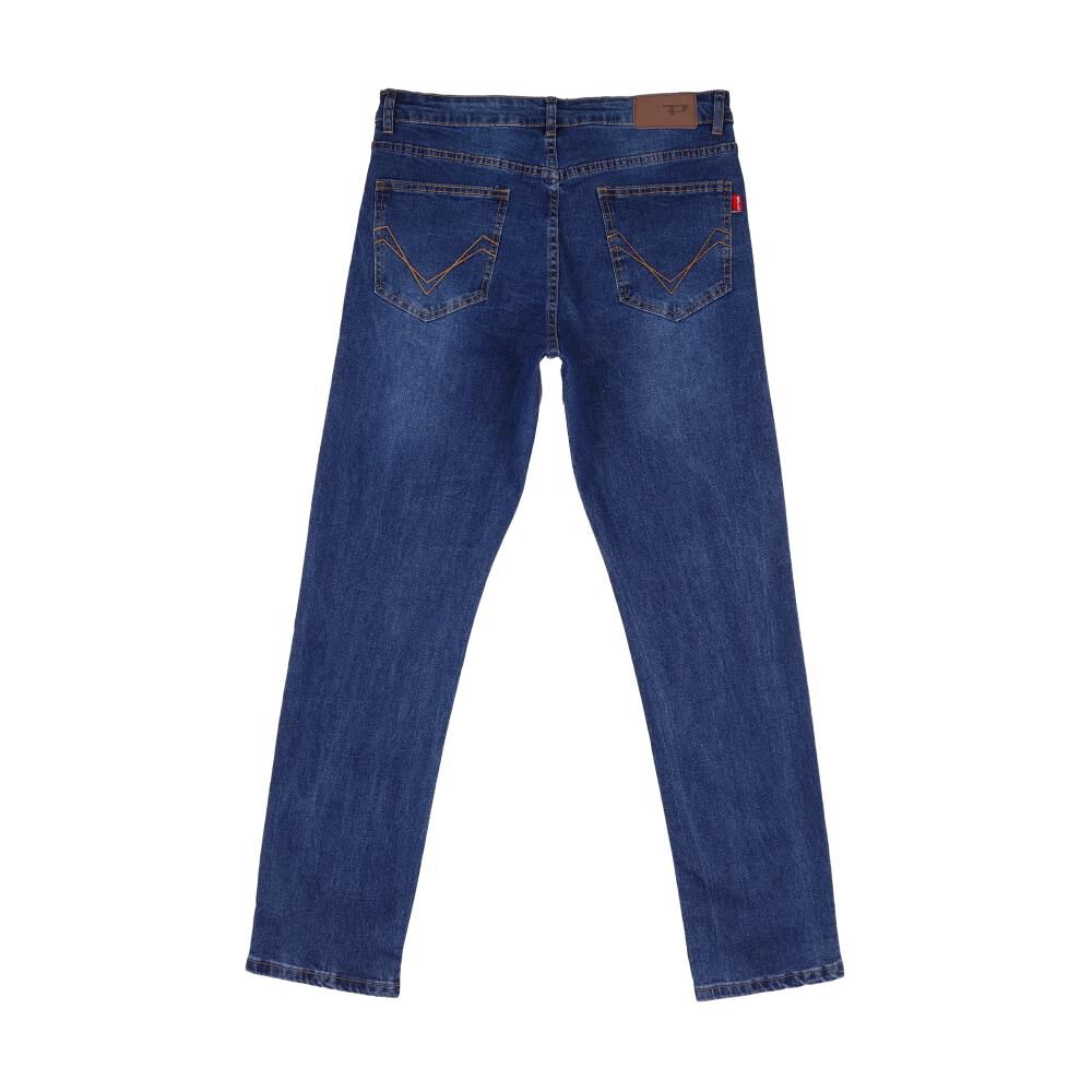 Jeans Regular Tiro Medio Slim Hombre Peroe image number 1.0