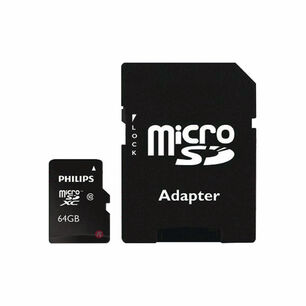 Tarjeta De Memoria Microsdxc Philips 64gb Class 10 - Ps