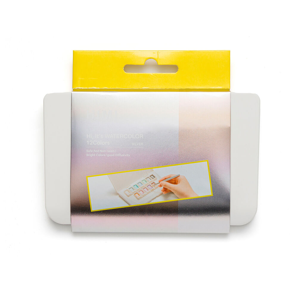 Himi Set De Acuarela Metalizada 12 Colores Selección Plata image number 0.0