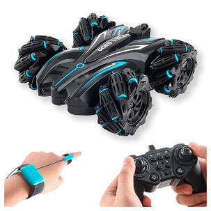 Auto Acrobático Rc Giratorio 360 Con Control Y Pulsera