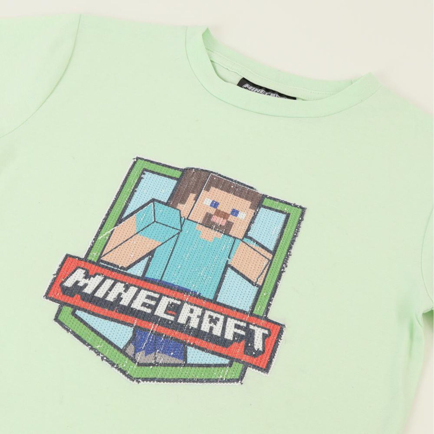 Polera Mc Ni&ntilde;o Reversible Sequ Minecraft image number 2.0