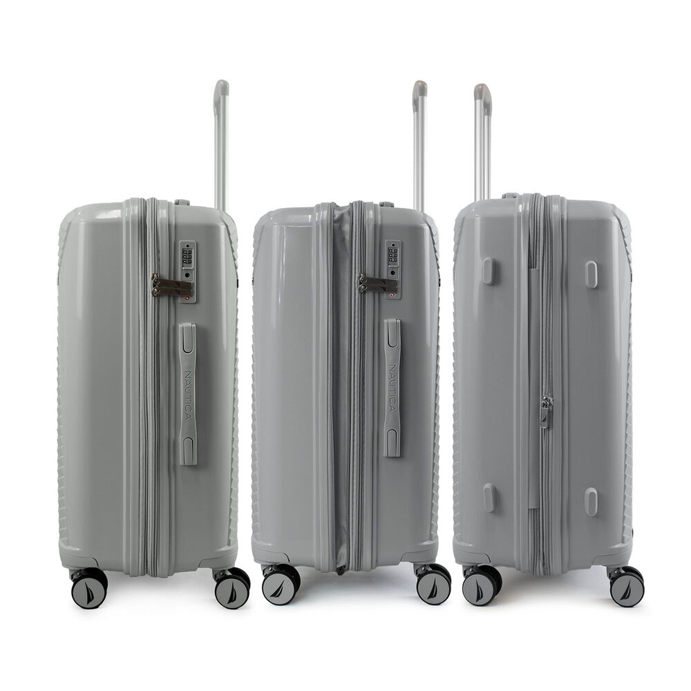 Pack 2 Maletas Nautica Niza Cabina 10kg Y Grande 23kg Gris image number 6.0