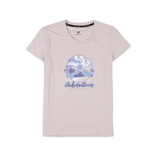 Polera Deportiva Manga Corta Cuello Redondo Mujer Wetland