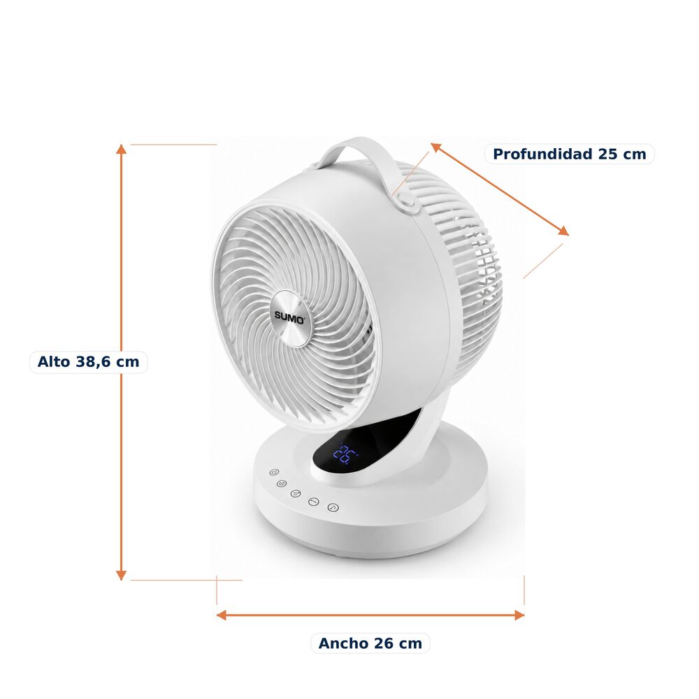 SUMO Ventilador Silencioso Orbit Vm-45 Brisa Envolvente