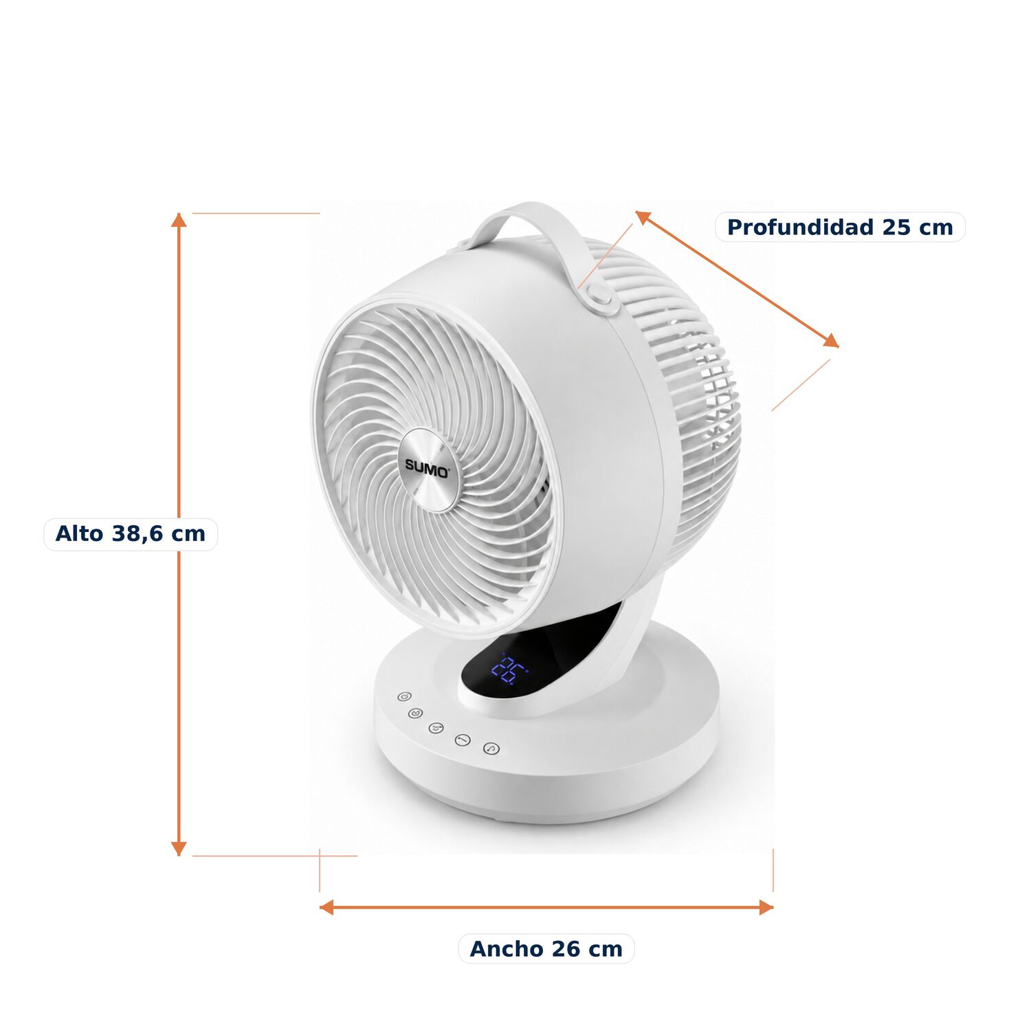 Ventilador Silencioso Orbit Vm-45 Brisa Envolvente image number 5.0