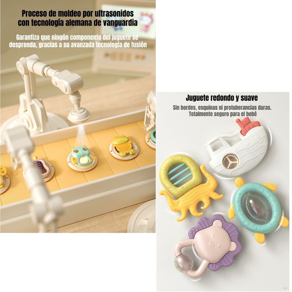 Mordedores Juguetes Sensoriales Educativos Tm146 Lubabycas image number 6.0