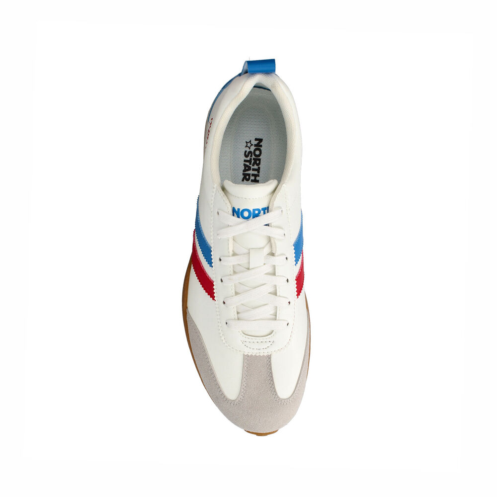 Zapatilla Hombre North Star Track Classic Blanco-azul image number 3.0