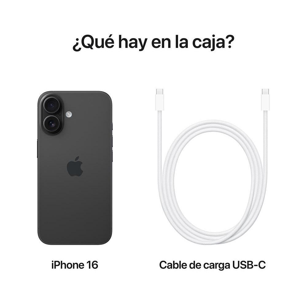 iPhone 16 Apple / 5G / 128 GB / Negro / Liberado image number 6.0