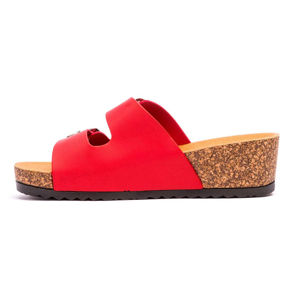 Sandalia Mujer Rojo Cardenal Chancleta image number 2.0