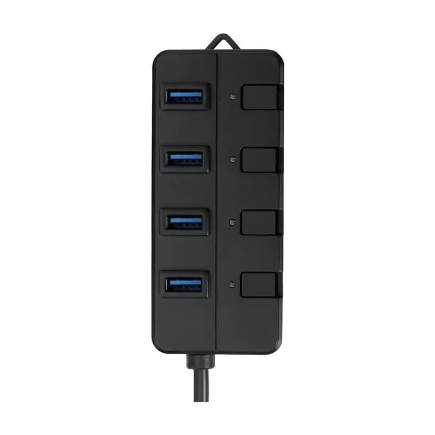 Hub 3.0 Con 4 Puertos Usb 30cm Negro image number 1.0