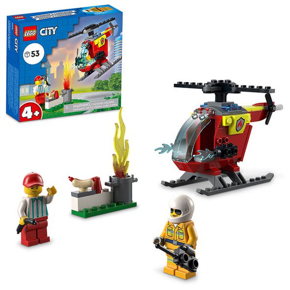 Lego City Helicoptero De Bomberos Lego 60318- Crazygames image number 0.0