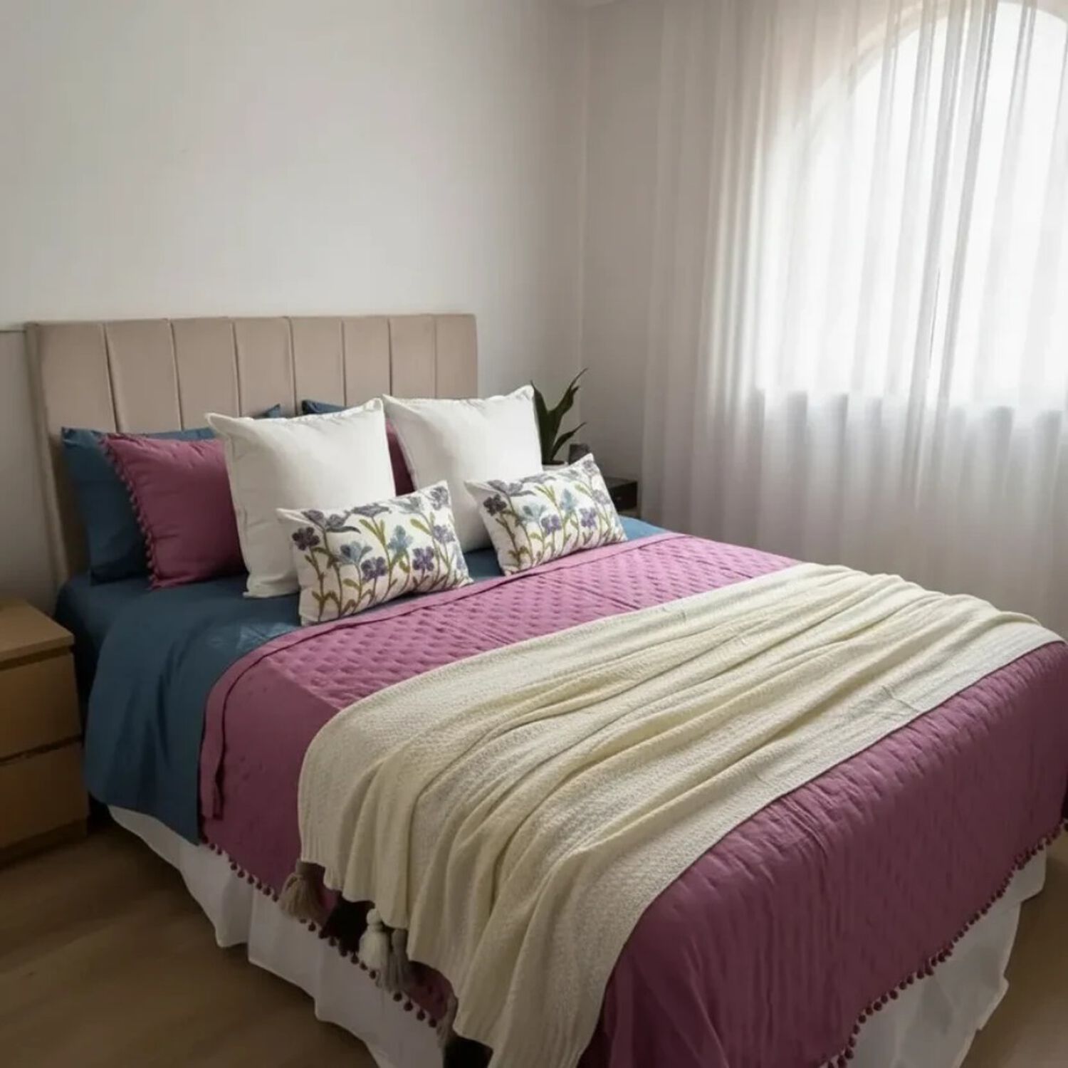 Set Renovaci&oacute;n Dormitorio Jard&iacute;n De Lavanda 8 Piezas King image number 2.0