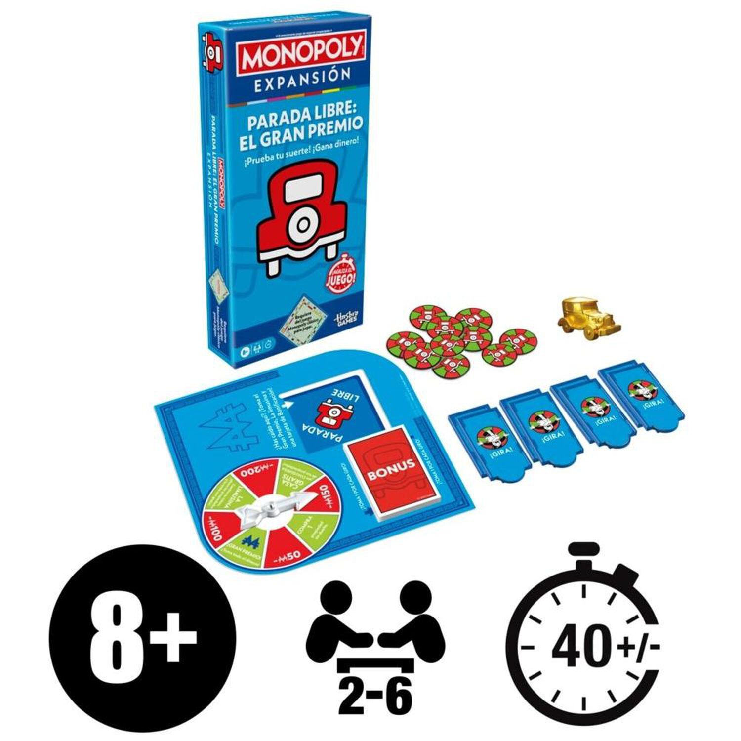 Juego De Mesa Monopoly Expansi&oacute;n Parada Libre Gran Premio image number 11.0