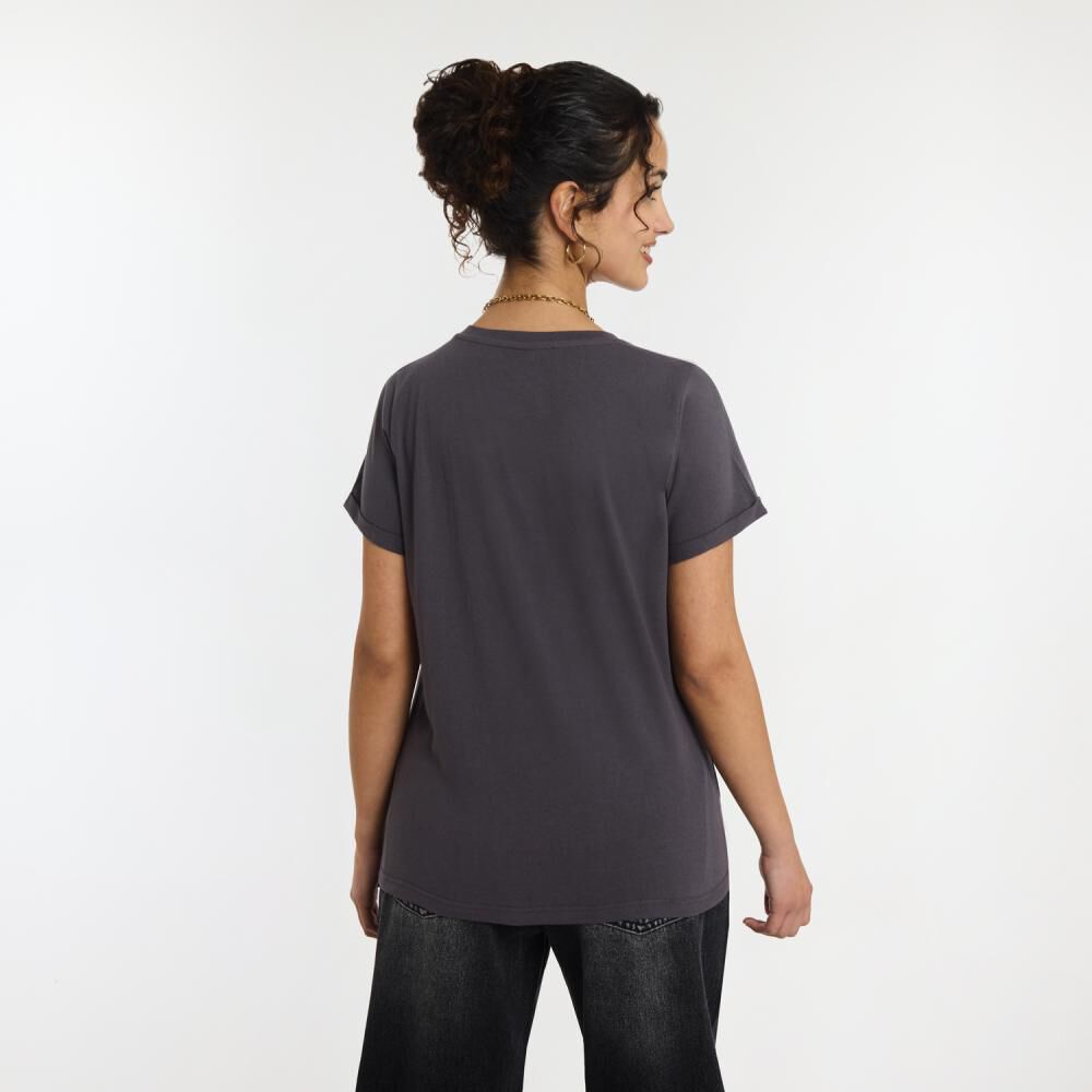 Polera Manga Corta Cuello Redondo Mujer Freedom image number 3.0