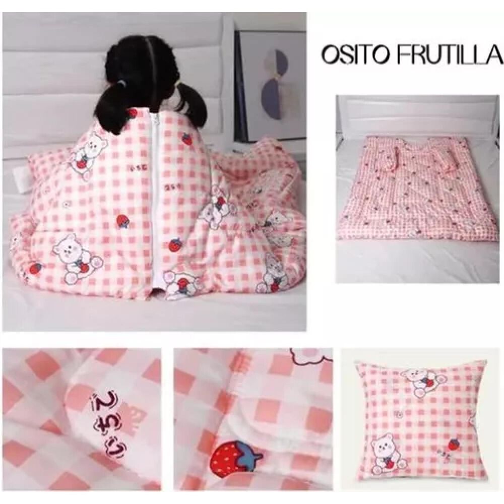 Frazada Manta Cobija Con Manga Convertible 3 En 1 Infantil Rosa image number 2.0