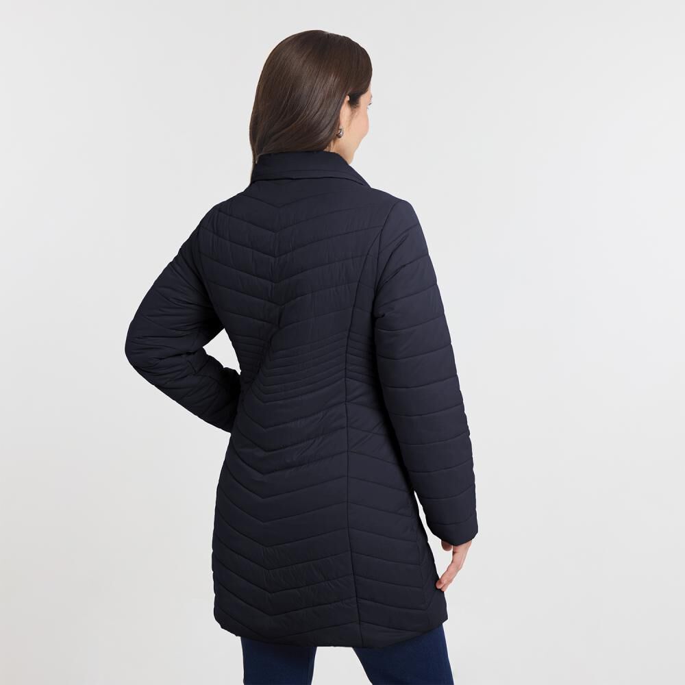 Parka Larga Quilt Cuello Alto Mujer Geeps image number 1.0