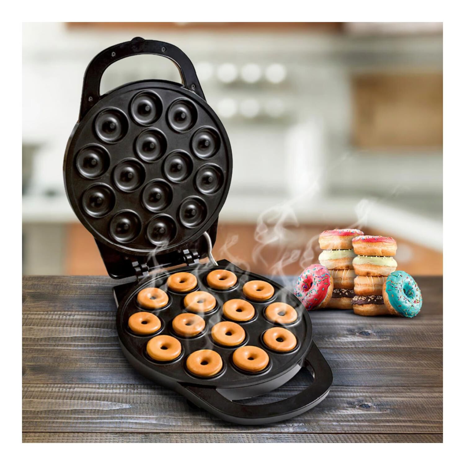 Maquina Para Donas 14 Unidades Bdm04 Donuts Maker Blanik image number 1.0