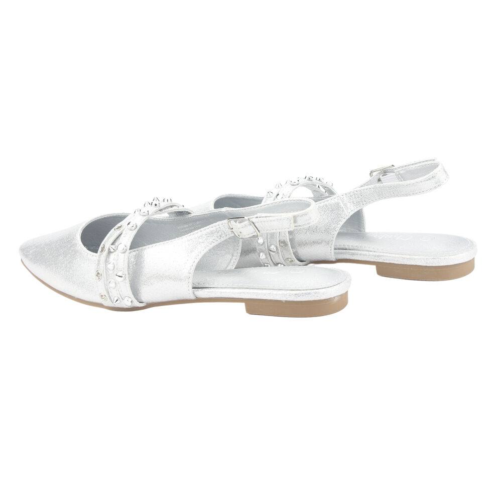 Ballerina Chalada Mujer Maris-6 Plateado Casual image number 5.0