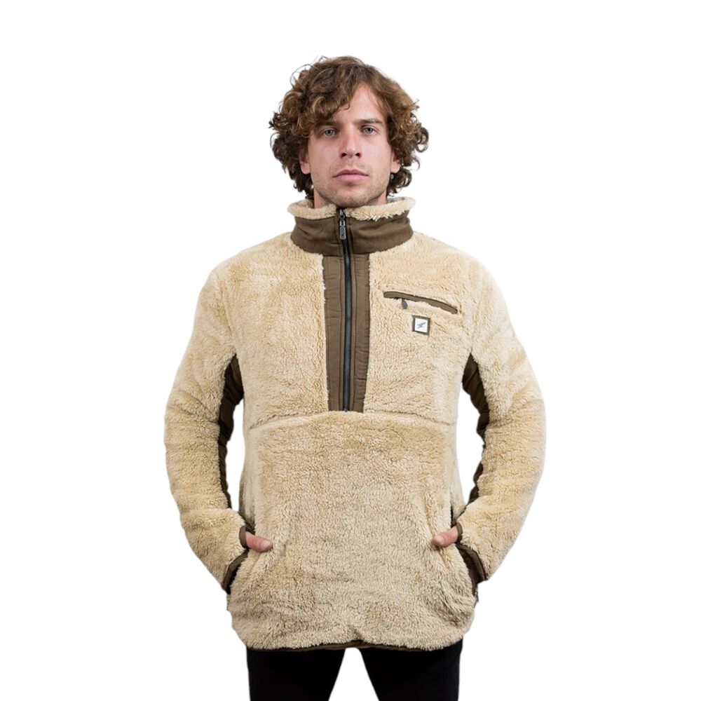 Poler&oacute;n Shaggy Lander Taupe Hombre Falcone image number 1.0