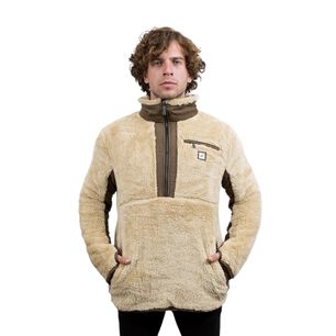 Poler&oacute;n Shaggy Lander Taupe Hombre Falcone