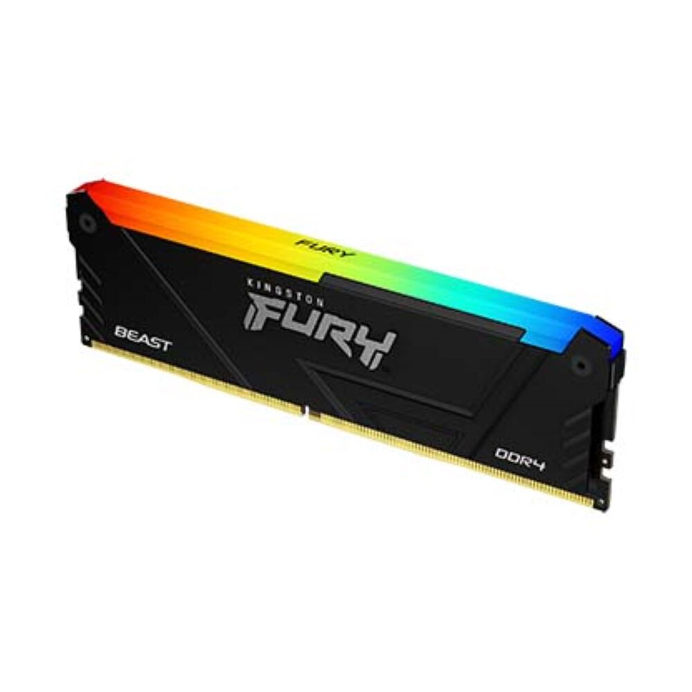 Memoria Ram Kingston Fury Beast Rgb 8gb Ddr4 3600mhz Dimm image number 1.0