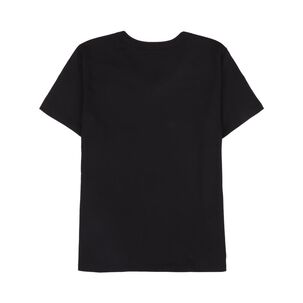 Polera Lisa Manga Corta Cuello V Con Aplicación Strass Mujer Lesage
