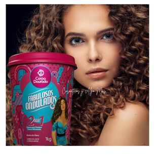 Crema Brasile&ntilde;a De Hidratacion Capilar 2 En 1 Ondulados Fabulosos 1 Kg