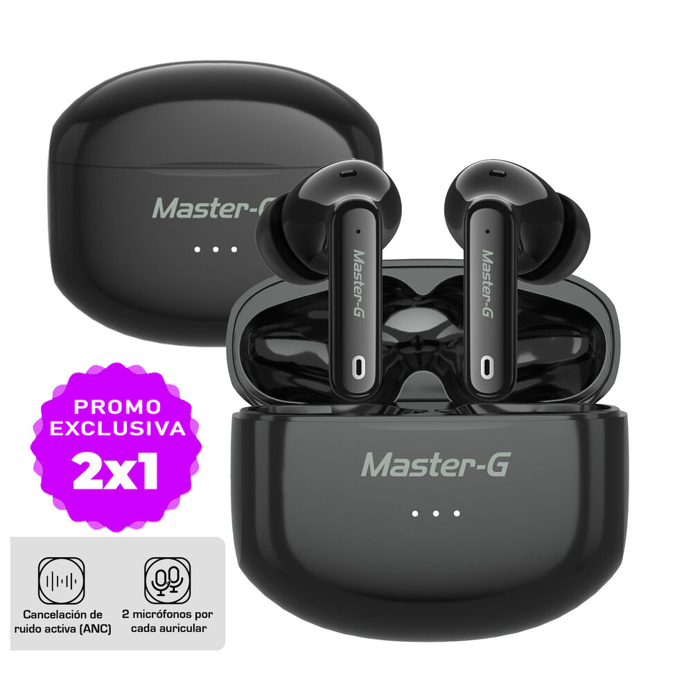 Pack Aud&iacute;fonos Bluetooth In Ear Tws Anc Buds20 X2 image number 0.0