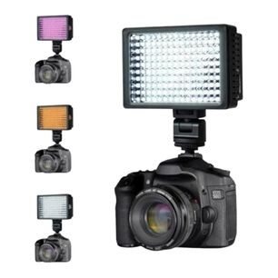 Foco Led 160 Luces Flash C&aacute;mara Videograbadora + 2 Filtros
