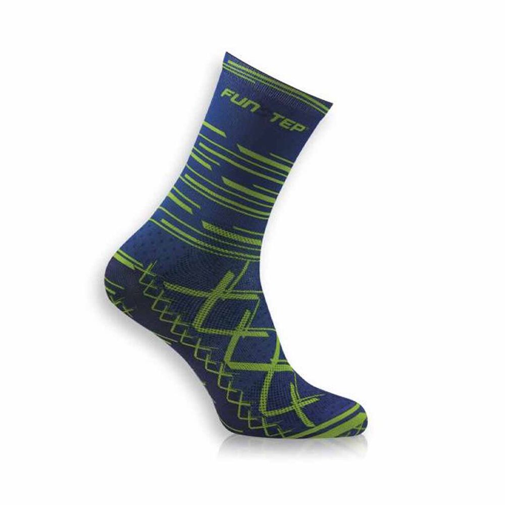 Calcetines Funstep Ciclismo Azul/verde Medios M ( 36-39) image number 0.0