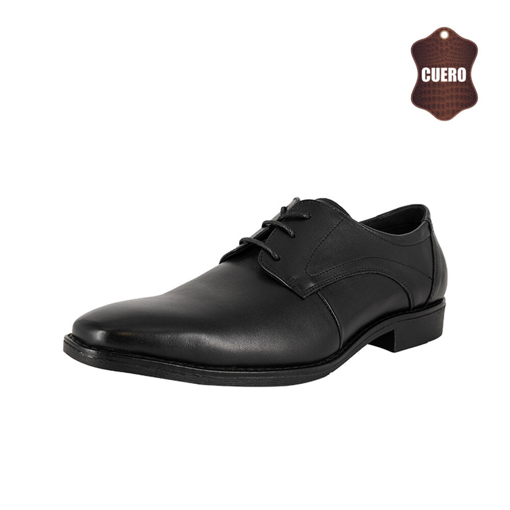 Zapato De Cuero Reig Negro London Adixt image number 0.0